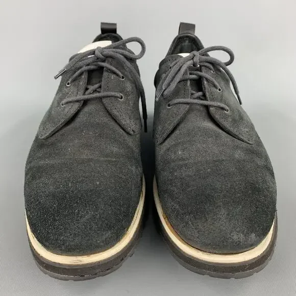 RAG & BONE Size 10 Black Suede Lace Up Shoes